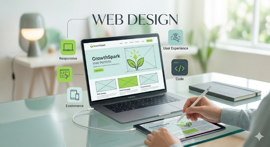 Web Design and User Experience Interface
